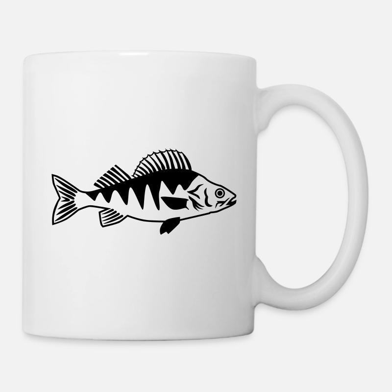 Barsch - Tasse - Weiß