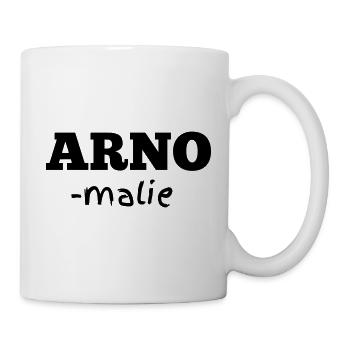 Arno Arnomalie Anomalie lustige Vornamen - Tasse - Weiß - Rechts