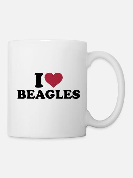 Beagle - Tasse - Weiß