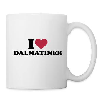 Dalmatiner - Tasse - Weiß - Rechts