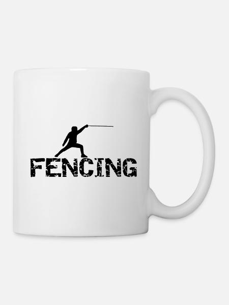 L’escrime - Mug blanc - blanc