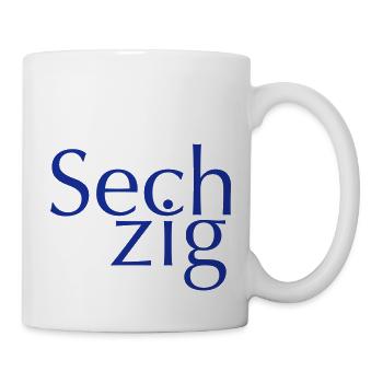Sechzig Geburtstag 60 - Tasse - Weiß - Rechts