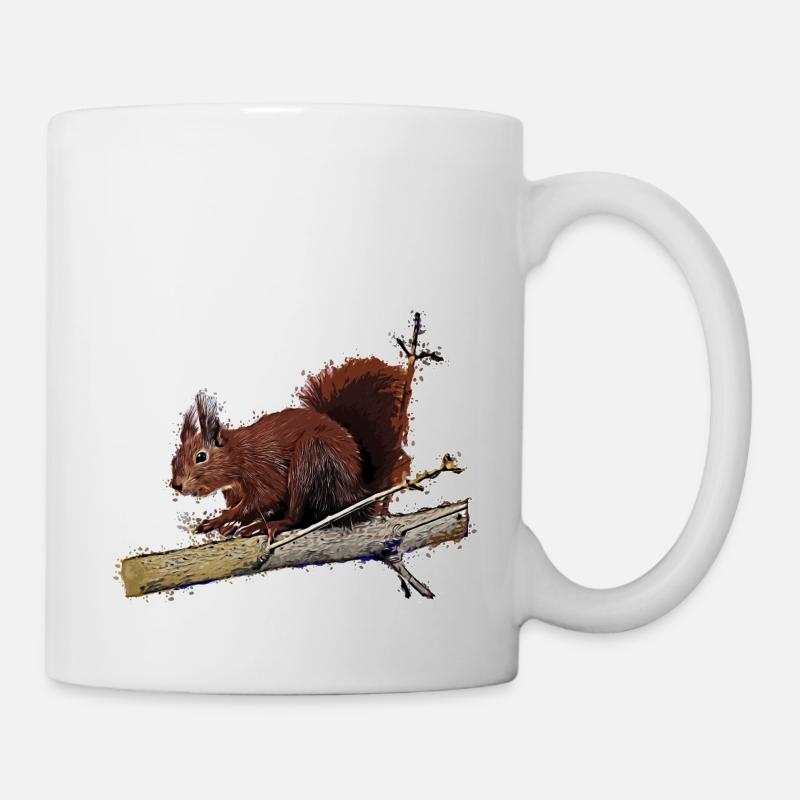 écureuil - Mug blanc - blanc