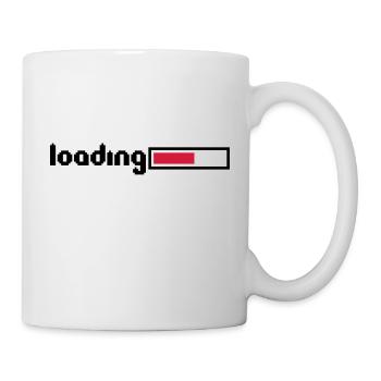 loading 8 bit pixel retro alt spiele computer lade - Tasse - Weiß - Rechts