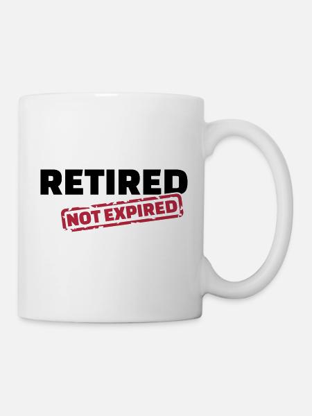 Rente - Tasse - Weiß