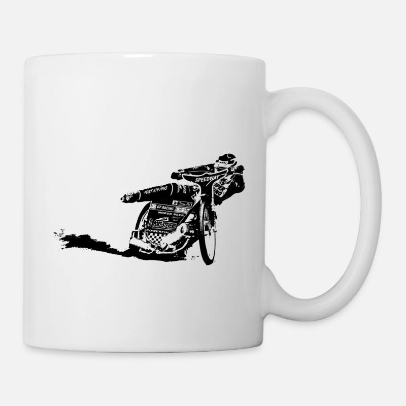 Speedway Driver - Tasse - Weiß