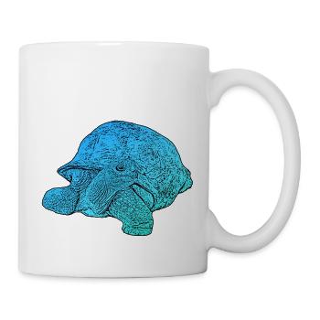 giant tortoise - Mug - white - Right