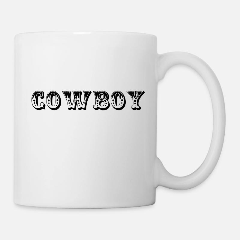 cowboy - Tasse - Weiß