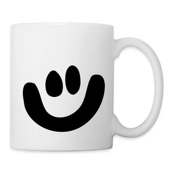 Smiley - Tasse - Weiß - Rechts