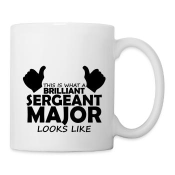 brilliant sergeant major - Mug - white - Right