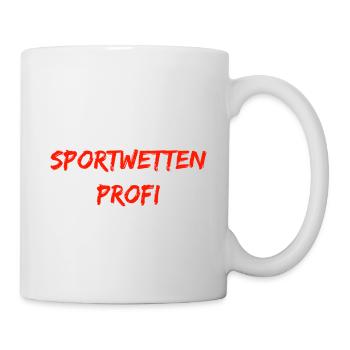 Sportwettenprofi - Tasse - Weiß - Rechts