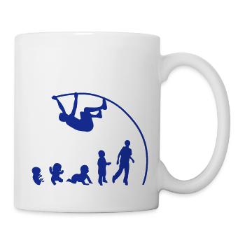 Evolution pole vault perch - Mug - white - Right