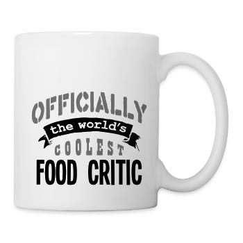 food critic officially the worlds cooles - Mug - white - Right