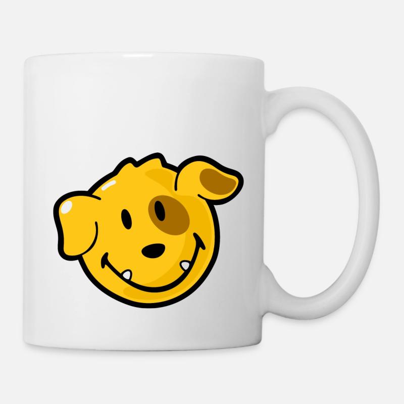 Smiley Dog - Tasse - Weiß