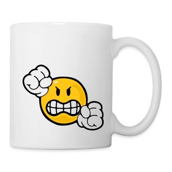 Smiley Anger - Mug - white - Right