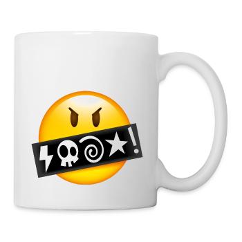 Smiley Swearing - Mug - white - Right