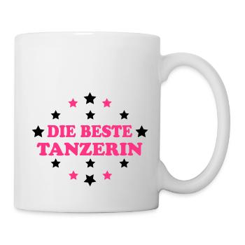 Die beste tanzerin - Tasse - Weiß - Rechts