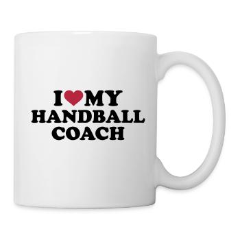 Handball coach - Mug - white - Right