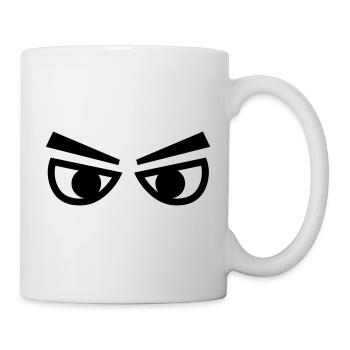 Yeux - Mug blanc - blanc - Droite