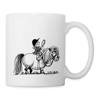 Thelwell - Penelope with a mirror - Mug - white - Right