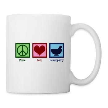 Peace Love Homeopathy - Mug - white - Right