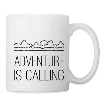 Adventure is calling - Mug - white - Right