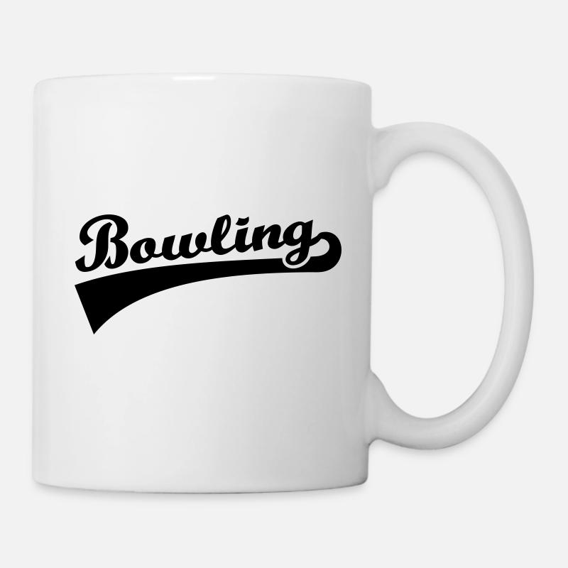 bowling - Mug blanc - blanc