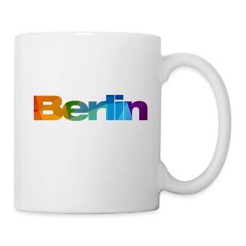 Berlin bunt T-Shirt - Tasse - Weiß - Rechts