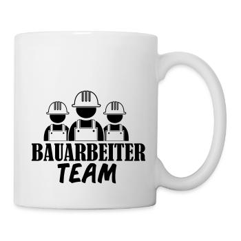 bauarbeiter__team_001 - Tasse - Weiß - Rechts