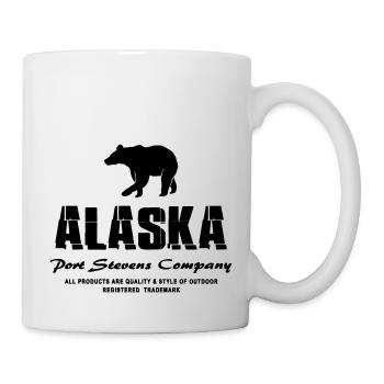 Alaska - Grizzly - Tasse - Weiß - Rechts