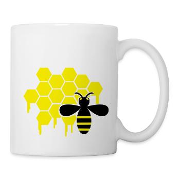 honey_wespe_01 - Tasse - Weiß - Rechts