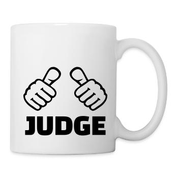 Juge - Mug blanc - blanc - Droite
