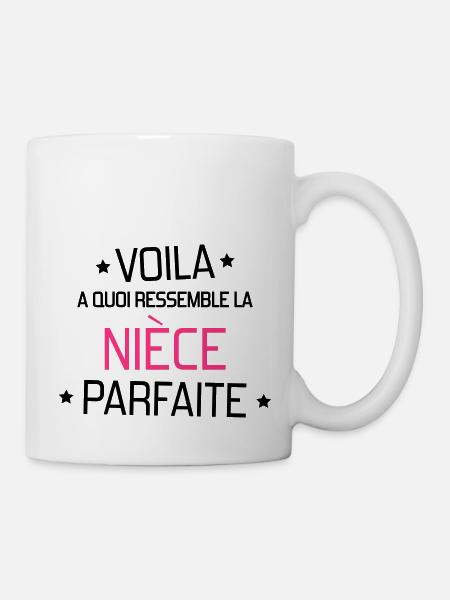 Nièce / Neveu / Oncle / Tante - Mug blanc - blanc