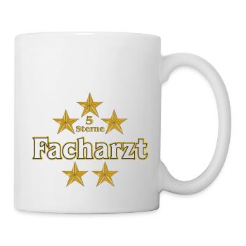 Vom Grafik Designer--5 Sterne Facharzt - Tasse - Weiß - Rechts