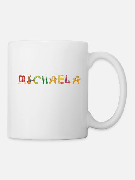 Michaela - Tasse - Weiß