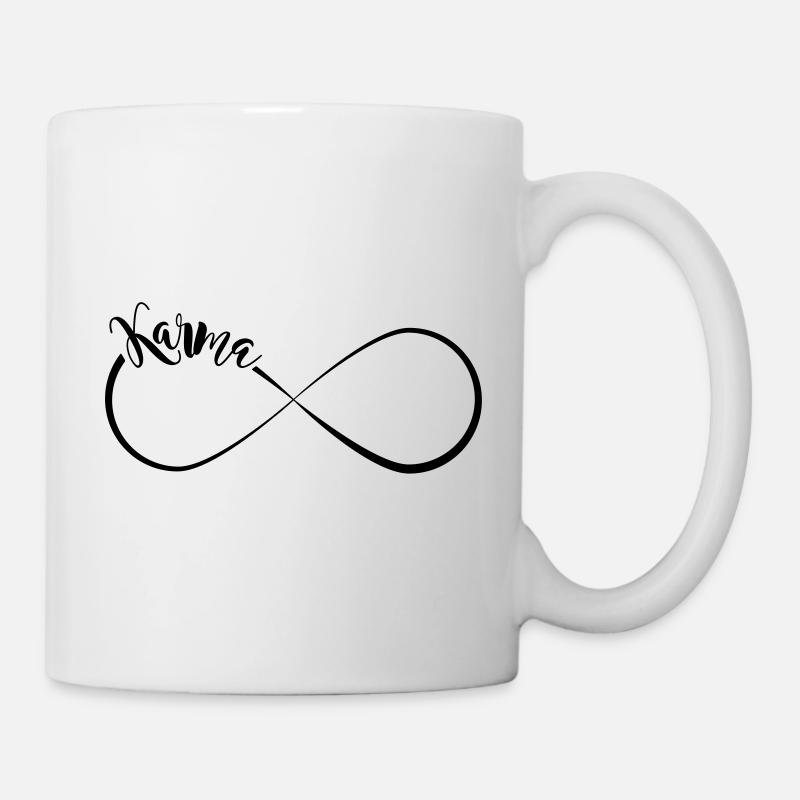 Karma - Tasse - Weiß