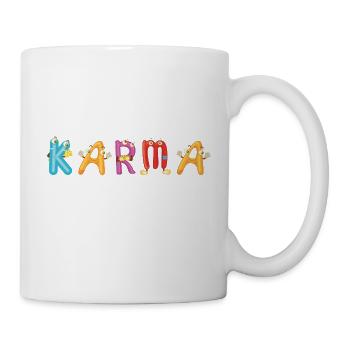 Karma - Tasse - Weiß - Rechts