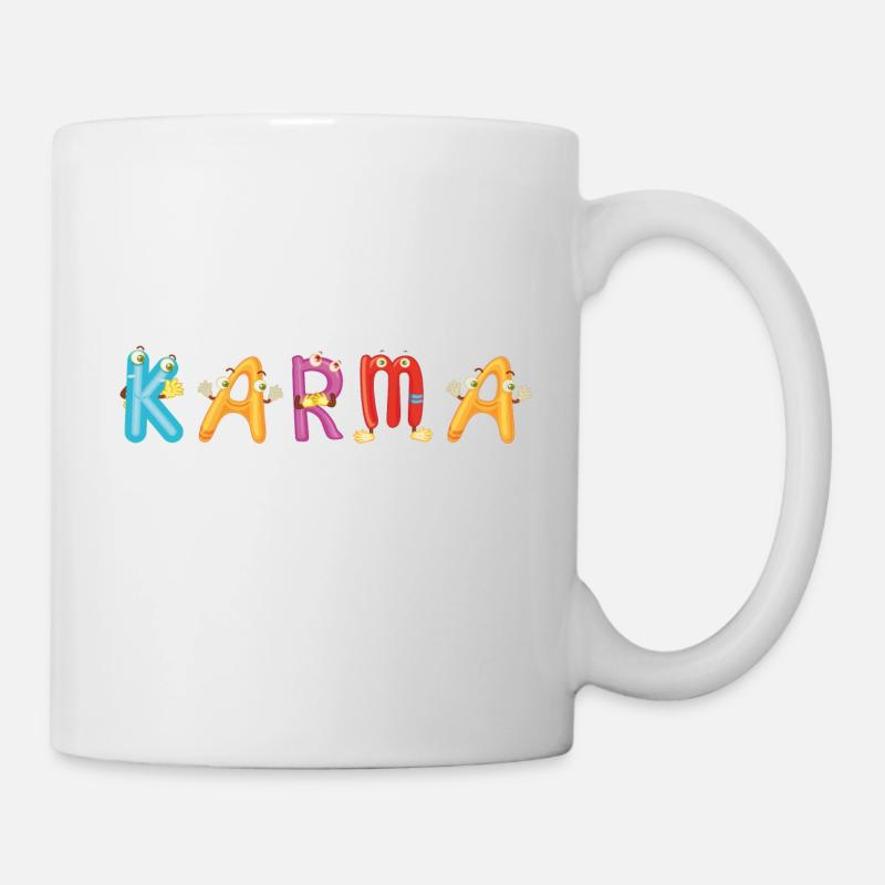 Karma - Tasse - Weiß