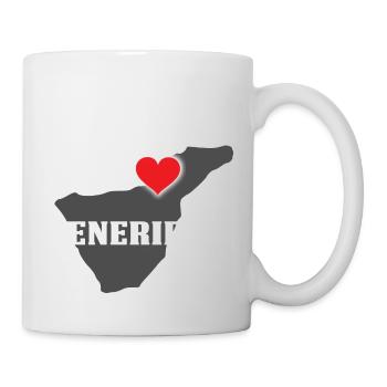 I love TENERIFFA - Ich liebe Teneriffa, Kanaren - Tasse - Weiß - Rechts