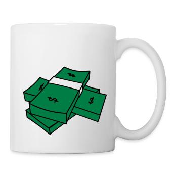 Money - Tasse - Weiß - Rechts