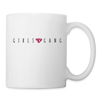 girls gang diamond - Tasse - Weiß - Rechts