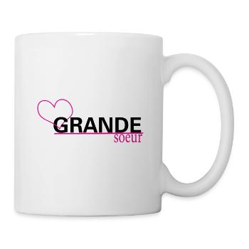 Große schwester - Tasse - Weiß - Rechts
