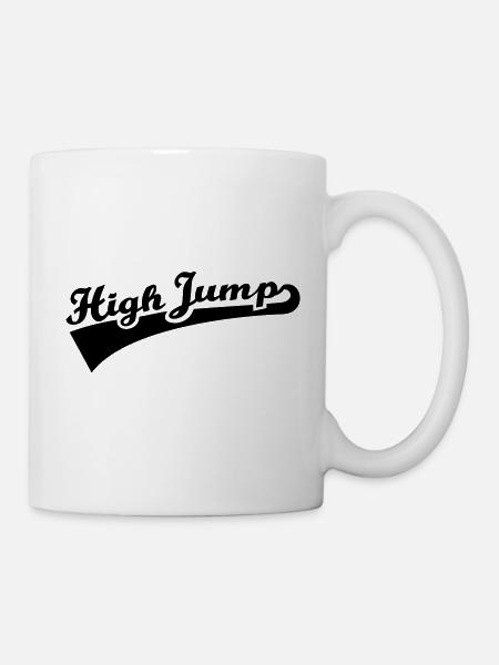 Hochsprung - Tasse - Weiß