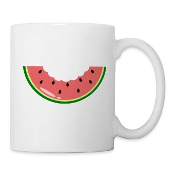 Melone - Tasse - Weiß - Rechts