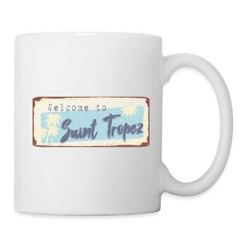 Welcome to Saint Tropez - Mug - white - Right