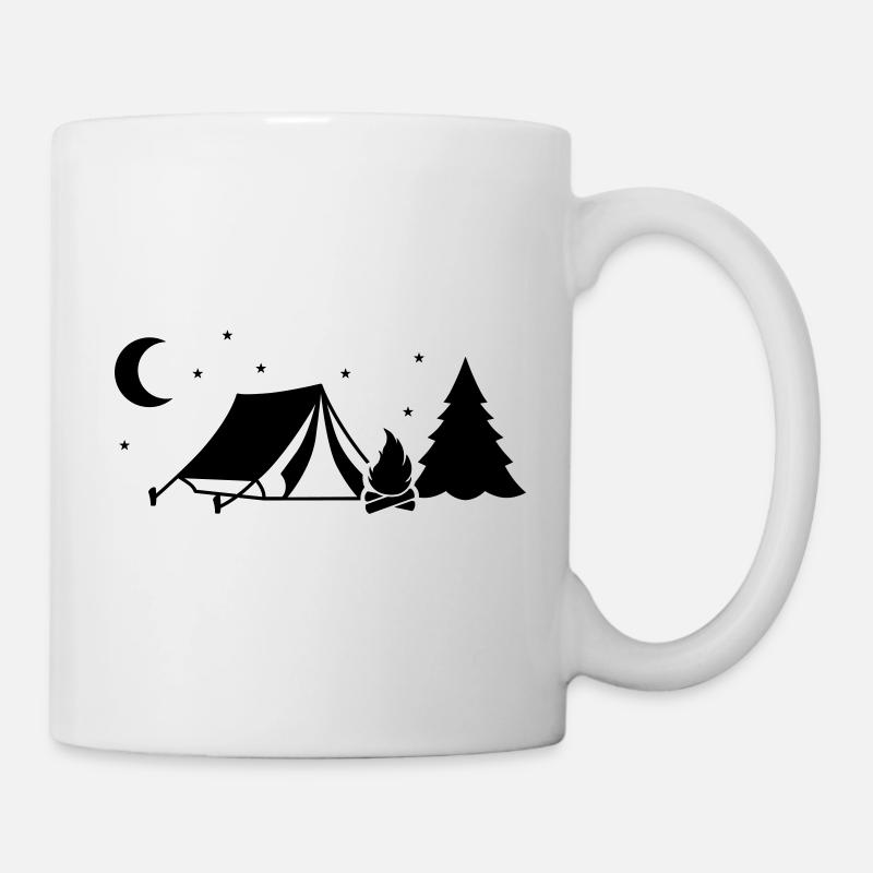 camping - Mug - white