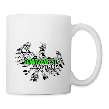 Schützenfest Vogel - Tasse - Weiß - Rechts