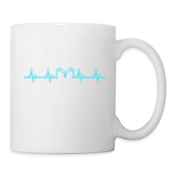 Heartbeat Heartbeat Book Book Passion Love - Mug - white - Right