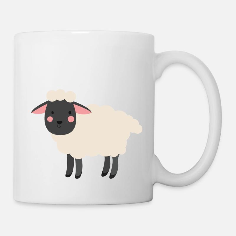 mouton - Mug blanc - blanc