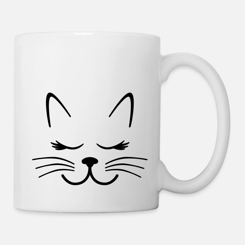 Katze - Tasse - Weiß